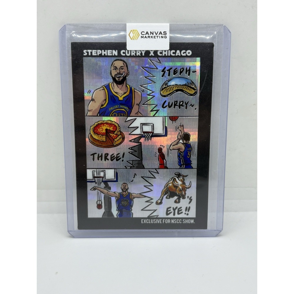 2025 Canvas Marketing The National Exclusive Steph Curry Prism Sticker Sample